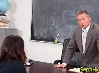 hey, check out this teen rubbing her vag and giving a blowjob in uniform