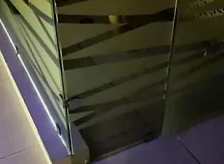 Redhead Babe Washes Small Waist In Bathroom