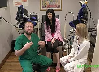 Doctor Tampa Gets Intense Assfucking Treatment From Nonbinary Doctors