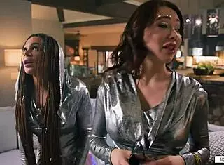 Ts Emma Rose Teaches Tgirl Eva Maxim Ass Licking