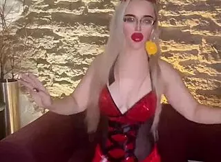 singer findom goaldigger controls song with blonde belly dancer at christmas