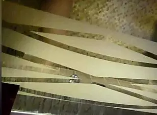 Redhead Babe Washes Small Waist In Bathroom