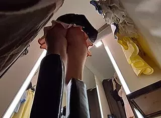 Hidden Camera Captures Hot Girl Trying On Clothes in Dressing Room