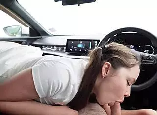 A Cab Driver Saw Me Masturbating And Fucked Me Roughly In Cowgirl Position With Blue Eyes.