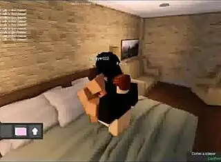 Virtual Roblox Whore Experiences Intense Gangbang With Multiple Partners!