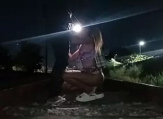 My wife fucks another on the bike path!