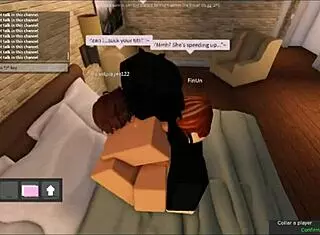 Virtual Roblox Whore Experiences Intense Gangbang With Multiple Partners!