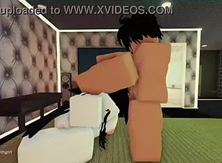 Cute Little Moth Girl Experiencing Rough Play in Roblox