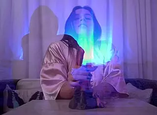 Sexy Nataly dreams of fucking a huge dildo