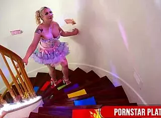 kriskxxx dominates leya falcon's big ass with intense fucking