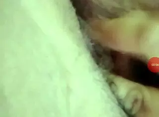 Young woman masturbates in private setting