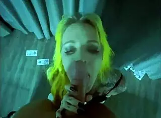 Slutty Stripper Offers Extras Deepthroat Drool Pov Doggy Facial!