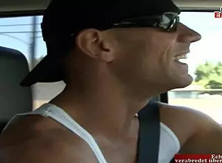 busty blonde slut picked up for fuck and facial 😈