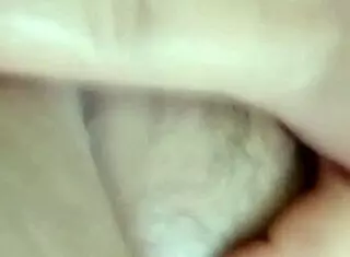 Young woman masturbates in private setting