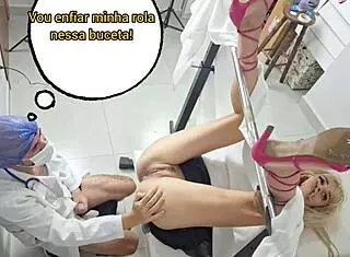 my mother-in-law went to the gynecologist and got fucked by the doctor next to my stepdaughter