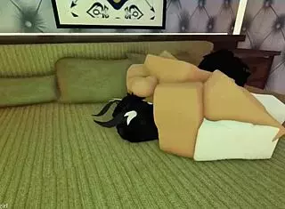 Cute Little Moth Girl Experiencing Rough Play in Roblox