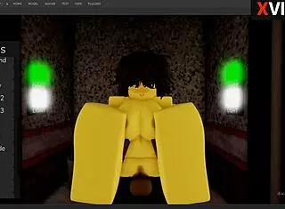 Chika From FNAF Gets Intense Monster Cock Fuck in Roblox Studio by Reshak