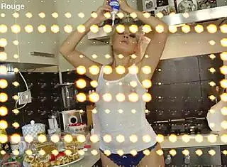 What makes housewife go crazy in kitchen panties?