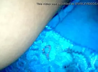 blue leggings of my wife in first part