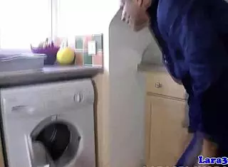 Classy Milf Interacts With Plumber In Intriguing Way