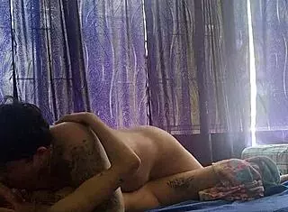 waking up to redhead's curvy ass fingering