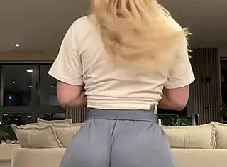A compilation of big ass blonde booty girls