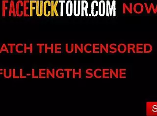 Cute Bunny Yessica Gets Face Fucked Against The Wall, Swallowing Cumshot.