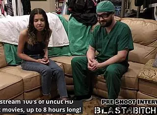 Aria Nicole gets creampied.