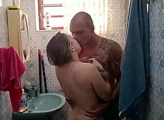 blowjob after shower backstage