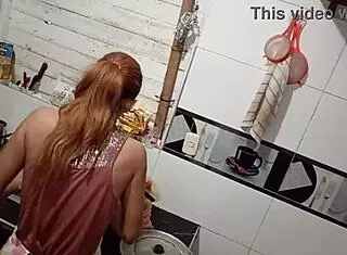 wow, teacher lets me lick and fuck her wet pussy!