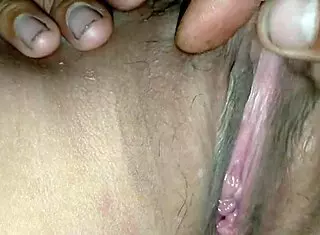 beautiful doctor spreads her shaved pussy for cock insertion