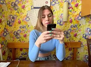 Pretty European Girl Chooses Dick Over Candy, It's Huge!