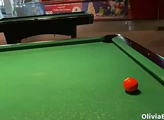 Pool game leads to public toilet slutty blowjob, want to see?