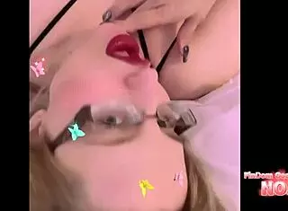 You're obsessed with this goddess in glasses, paying for domination.