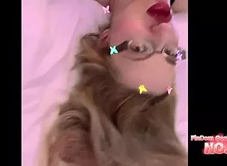 You're obsessed with this goddess in glasses, paying for domination.