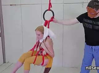 Peculiar sweetie in butt hole asylum