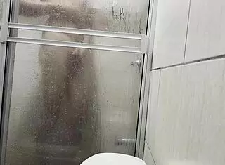 they spy on me masturbating with cousin's panties in the bathroom