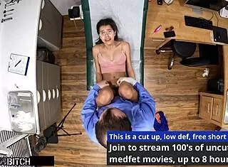 Aria Nicole gets creampied.
