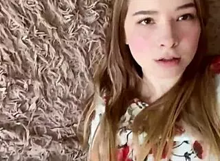 Cutie FINGERING her PUSSY and SQUIRTING juices everywhere