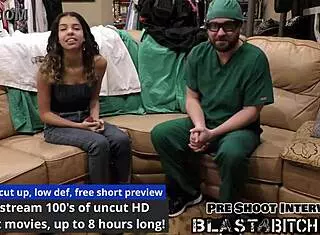 Aria Nicole gets creampied.