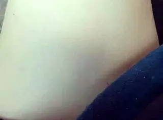 European brunette slut accidentally exposes her breast and pussy in a small oversight