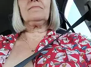 Housewife Feels Thrilled Riding with Tits Exposed