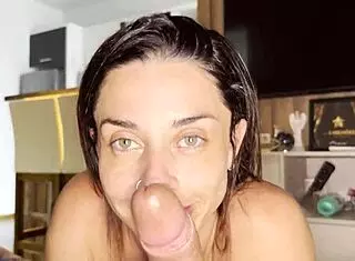 Hey, watch luiza marcato blow her roommate leo santos in the dorm 😏 big cock action