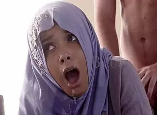 Tiny Teen In Hijab Embarks On Horny Fucking Adventure
