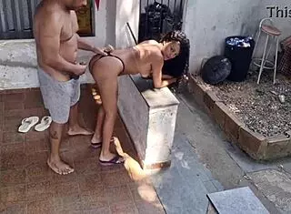 Anal com marquinha de biquíni