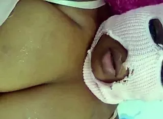 Cute Girl Gets Protein Snack Outdoors