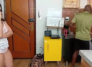 Painter's Monster Cock Destroys Pussy and Ass in Creampie