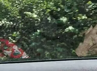 Housewife Feels Thrilled Riding with Tits Exposed