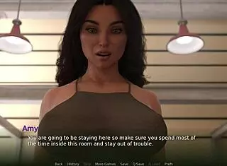 Gardener fucks petite brunette hard without condom