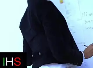 brunette girl gets pussy fucked and facial cumshot